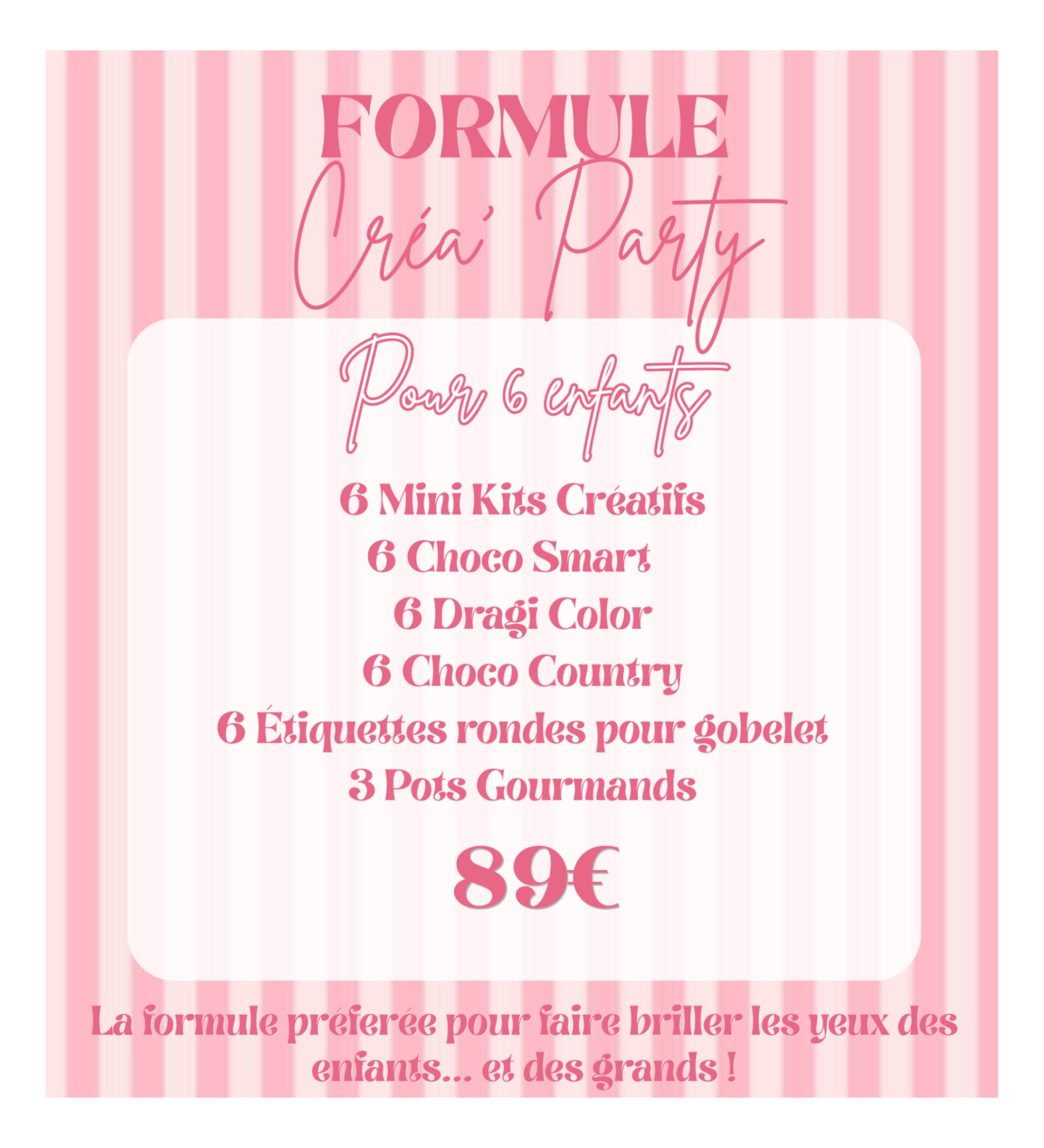 Formule Créa' Party