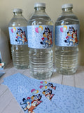 Étiquettes Petite Bouteille d'Eau x6