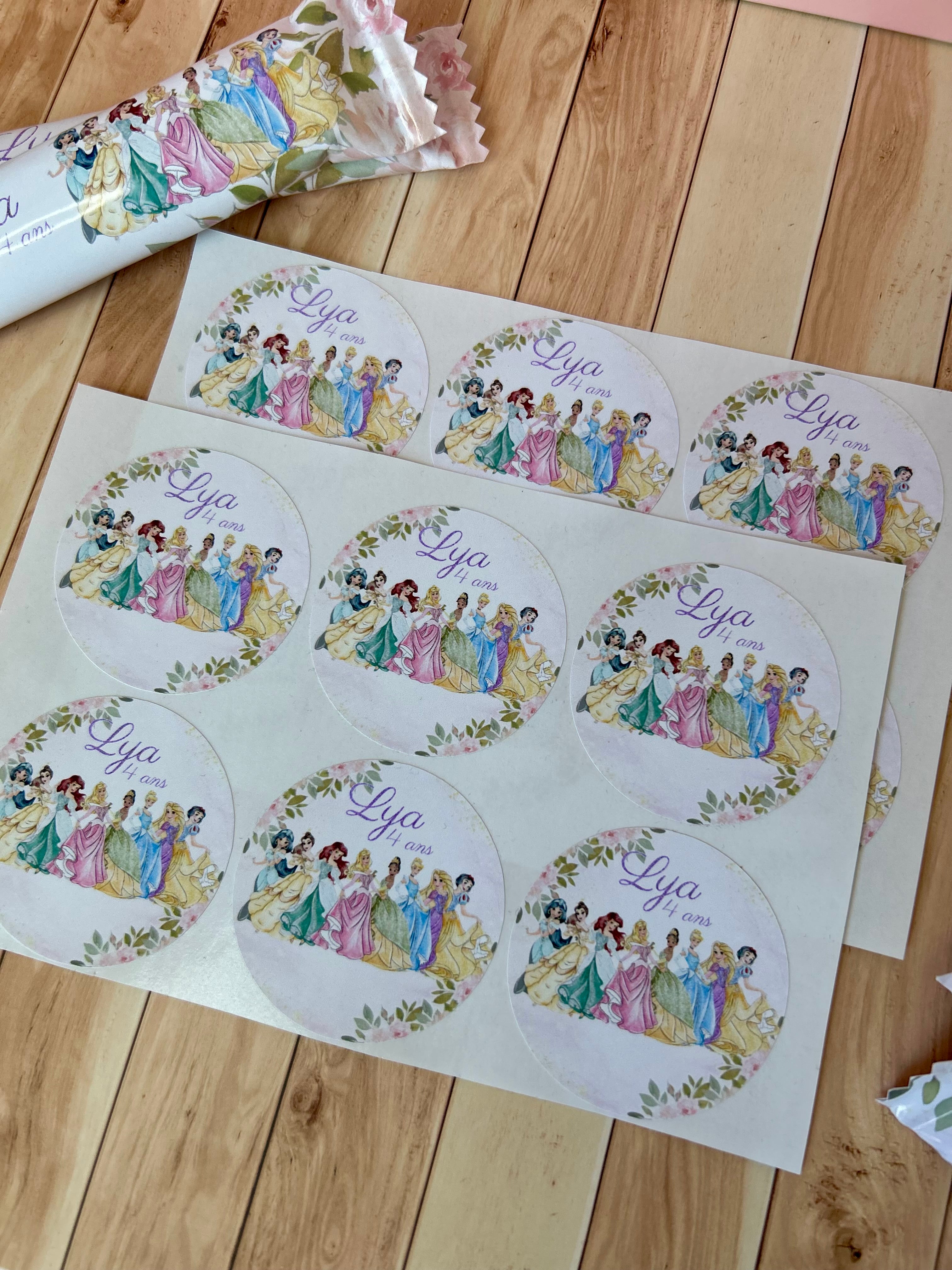 Étiquettes Rondes Autocollantes x12